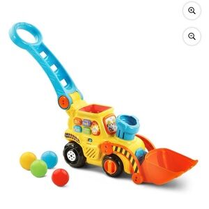 Vibrant Push and Play Construction Truck